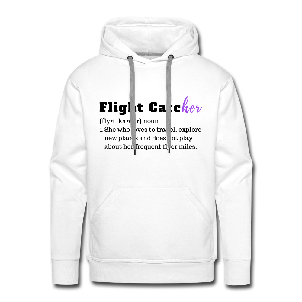 Flight Catcher Hoodie - white