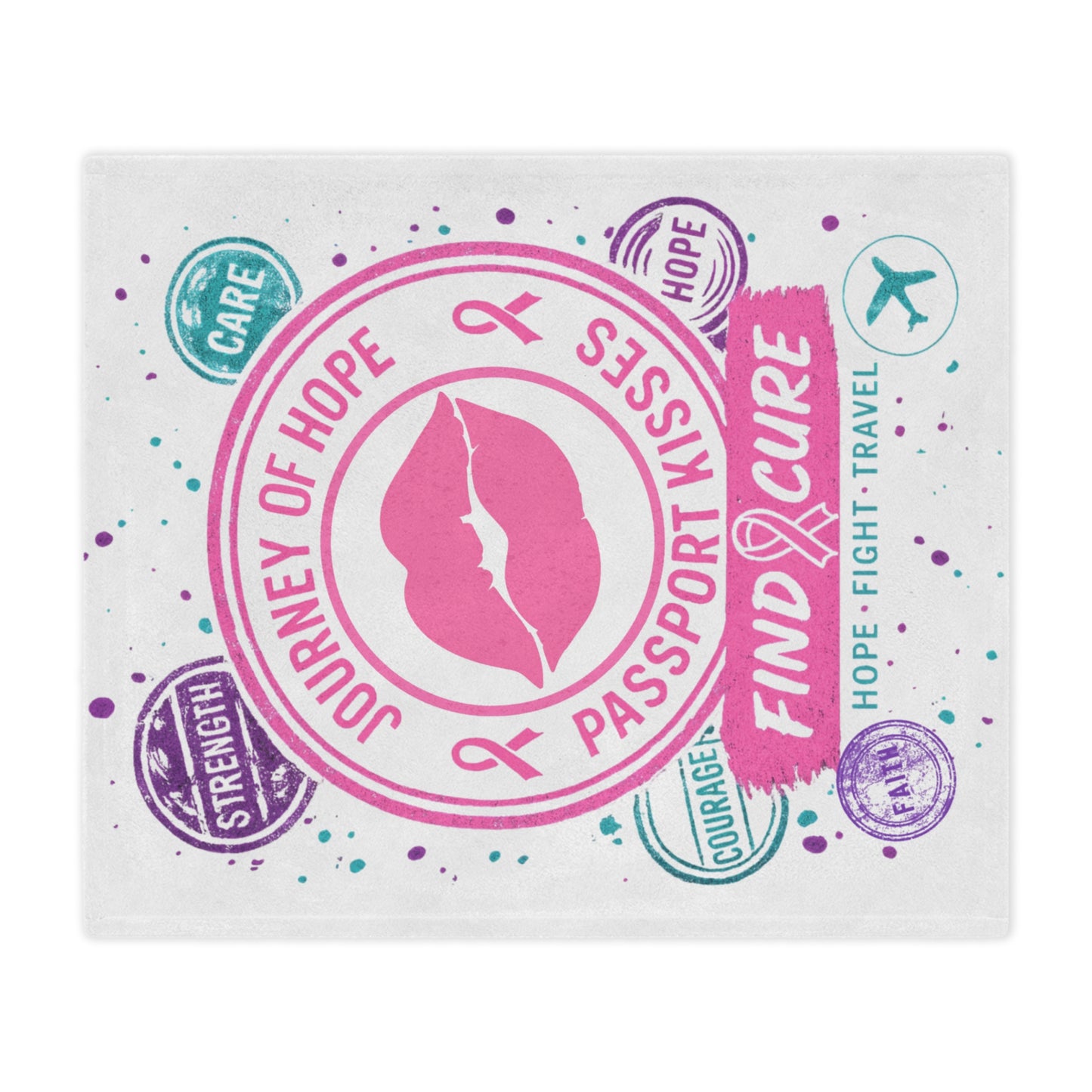 Journey of Hope Kiss Blanket